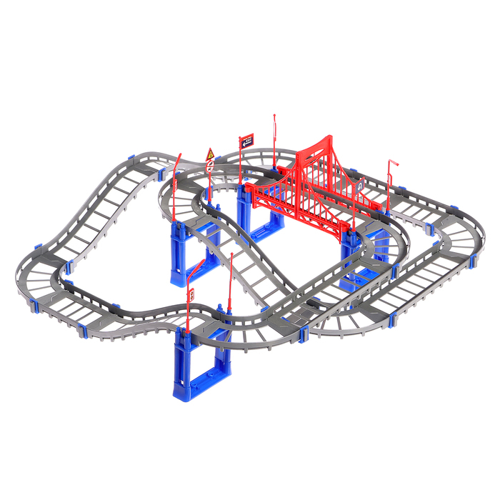 Детский автотрек «Крутой вираж», работает от батареек Детский автотрек «Крутой вираж», работает от батареек
