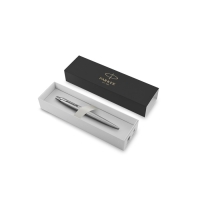 Ручка гелевая Parker Jotter Core K694 Stainless Steel CT, корпус из нержавеющей стали, 0.7 мм, чёрные чернила (2020646)