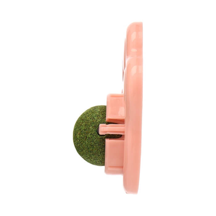 Игрушка для кошек с кошачьей мятой  Игрушка для кошек с кошачьей мятой "Лапа", 8,5 см, розовая