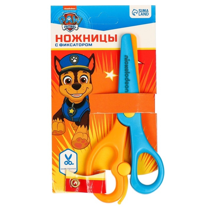 Ножницы детские 13 см, пластиковые двухцветные ручки, Paw Patrol, МИКС Ножницы детские 13 см, пластиковые двухцветные ручки, Paw Patrol, МИКС