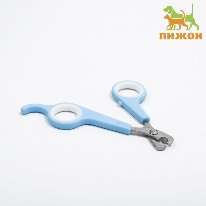 Ножницы-когтерезы с упором для пальца, 12 х 6 х 0,5 см, эконом, микс цветов Ножницы-когтерезы с упором для пальца, 12 х 6 х 0,5 см, эконом, микс цветов