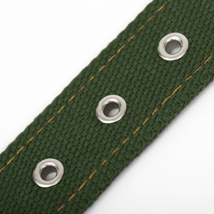 Ошейник брезентовый двухслойный, 72 х 3,5 см, хаки Ошейник брезентовый двухслойный, 72 х 3,5 см, хаки