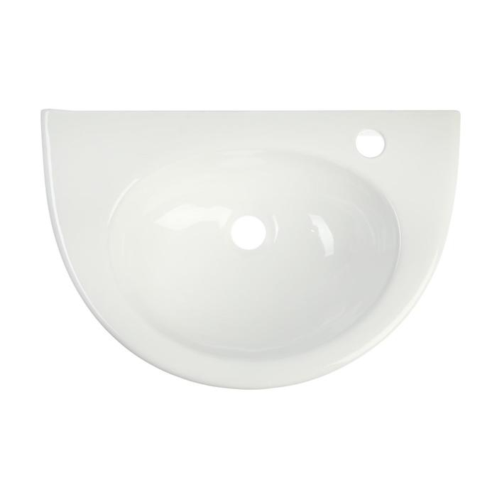 Умывальник ЛЗСФ Умывальник ЛЗСФ "Уют", ширина 500 мм, с отверстием под смеситель справа, без крепления