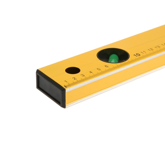 Уровень алюминиевый ТУНДРА, 3 глазка, линейка, 600 мм Уровень алюминиевый ТУНДРА, 3 глазка, линейка, 600 мм