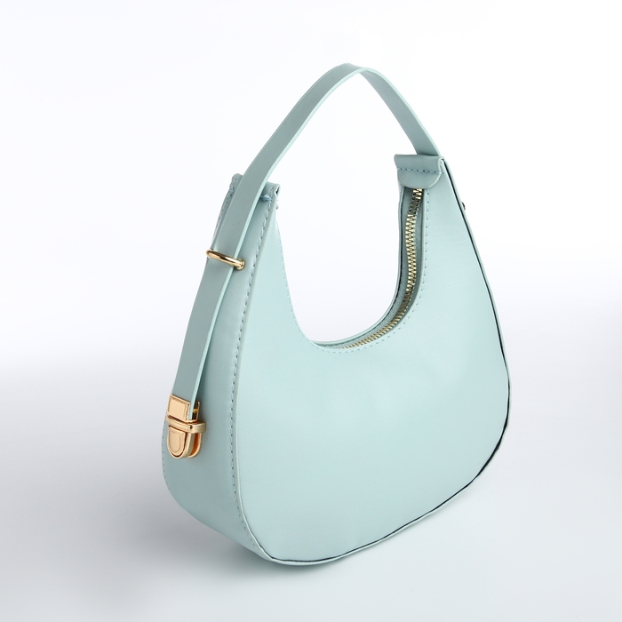 Сумка женская багет на молнии, цвет голубой Сумка женская багет на молнии, цвет голубой