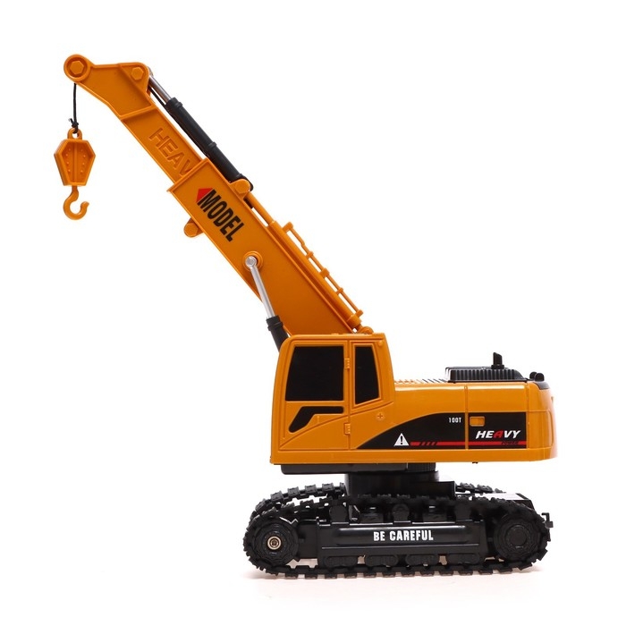 Кран радиоуправляемый «Стройтехника», подвижная стрела, работает от аккумулятора Кран радиоуправляемый «Стройтехника», подвижная стрела, работает от аккумулятора