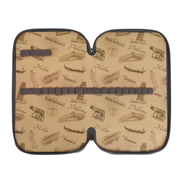 Пенал 2 секции, 125 х 205 х 40 мм, 8П26/2 Calligrata Пенал 2 секции, 125 х 205 х 40 мм, 8П26/2 Calligrata "Хоккеисты" (рисунок с эффектом металлика)