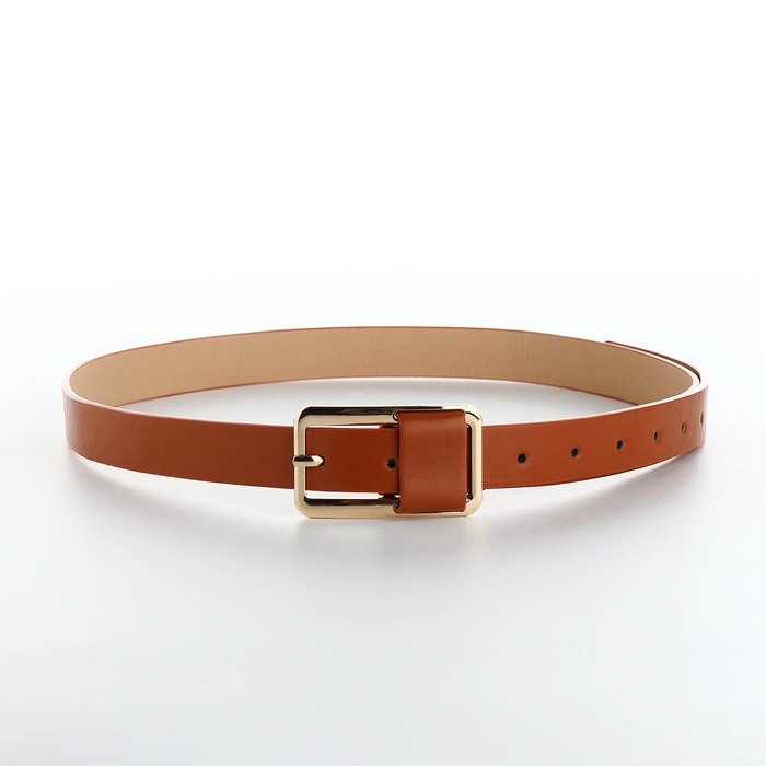 Ремень женский, ширина 2,1 см, цвет рыжий Ремень женский, ширина 2,1 см, цвет рыжий