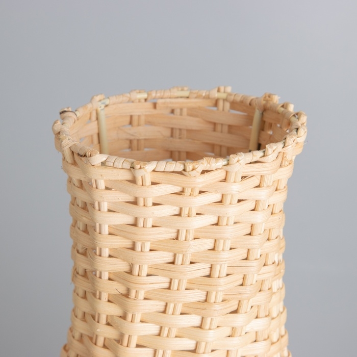 Светильник настольный из ротанга Светильник настольный из ротанга "Изящный" 1х120Вт, Е27, 35х35х60 см