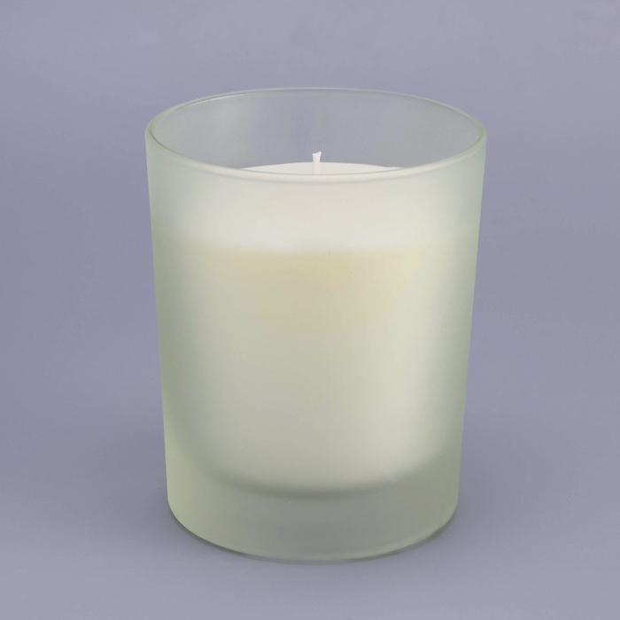 Свеча ароматическая в стекле  Свеча ароматическая в стекле "KIKIMORA", мох, шалфей и соль, 200 г