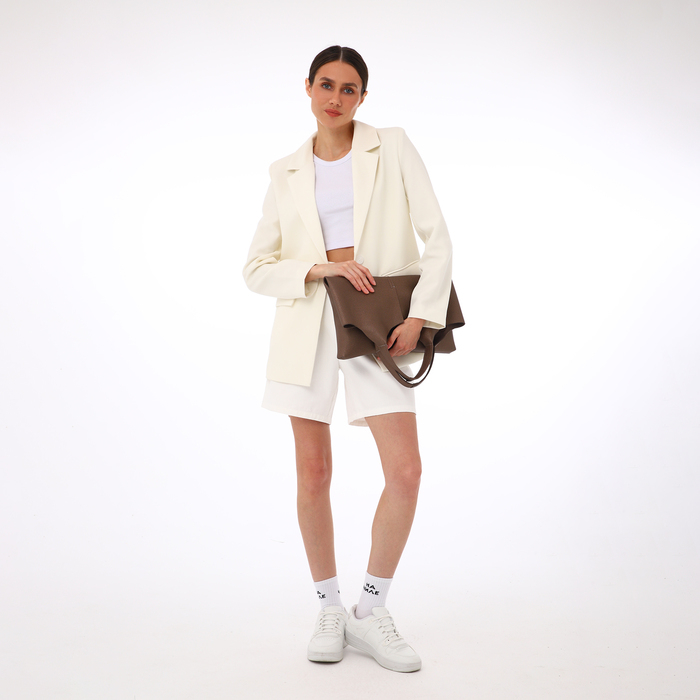 Сумка-шопер женская, TEXTURA, большой размер, цвет бронзовый