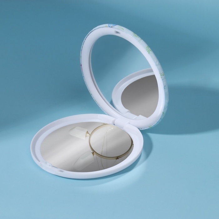 Зеркало складное «Надписи», d = 7,5 см, рисунок МИКС Зеркало складное «Надписи», d = 7,5 см, рисунок МИКС