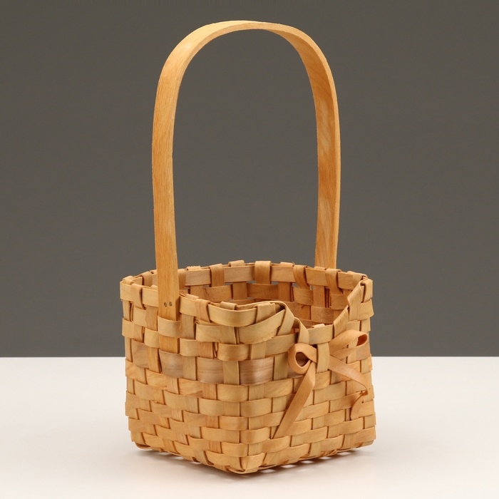 Корзина плетеная,14 x 13 x 10,5/26 см, секвойя Корзина плетеная,14 x 13 x 10,5/26 см, секвойя