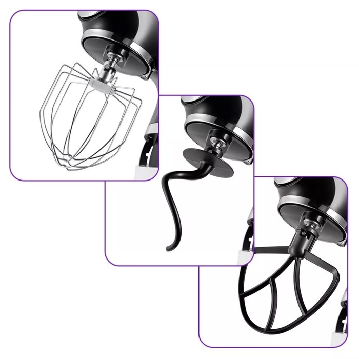 Миксер Kitfort КТ-3441, планетарный, 1000 Вт, 5.5 л, 8 скоростей, чёрно-серебристый Миксер Kitfort КТ-3441, планетарный, 1000 Вт, 5.5 л, 8 скоростей, чёрно-серебристый