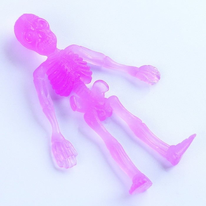 Хэллоуин. Антистресс сквиш мялка «Скелетики», цвета МИКС, в шоубоксе Хэллоуин. Антистресс сквиш мялка «Скелетики», цвета МИКС, в шоубоксе