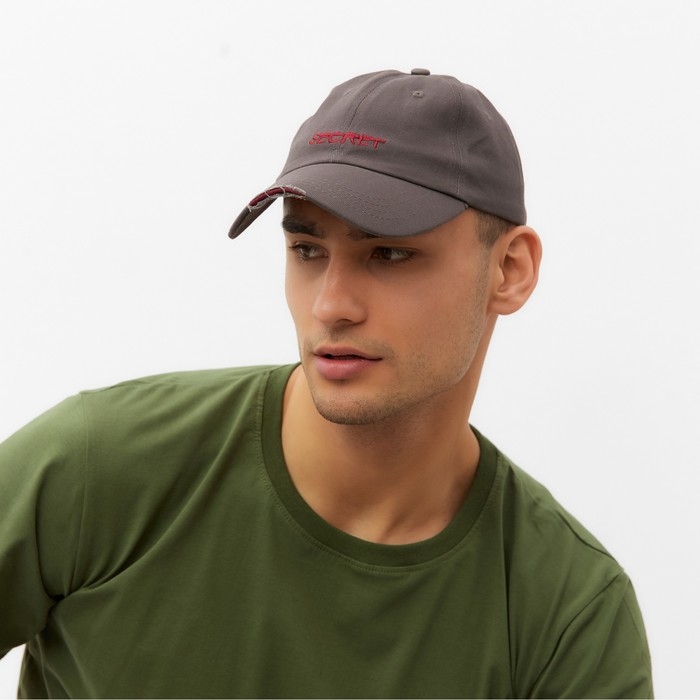 Бейсболка мужская MINAKU цвет темно-серый , размер 56-58 Бейсболка мужская MINAKU цвет темно-серый , размер 56-58