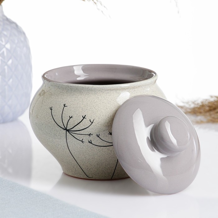 Горшок для запекания  Горшок для запекания "Русский" 0,5л / 12х13см, сумерки