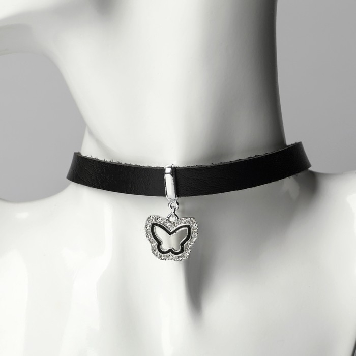 Чокер «Стиль» бабочка, цвет чёрный, 39,5 см Чокер «Стиль» бабочка, цвет чёрный, 39,5 см