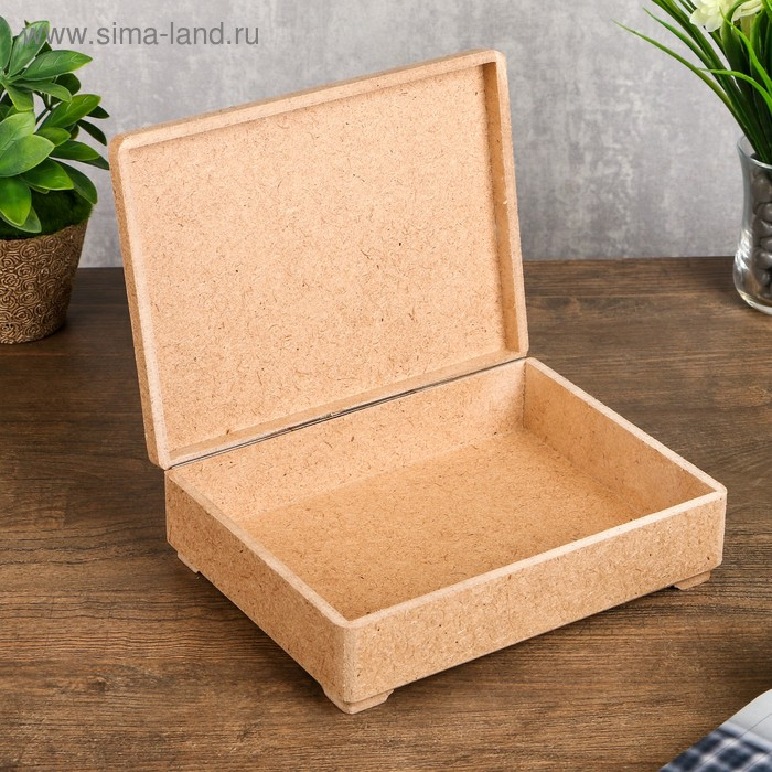 Шкатулка для декора из МДФ 21х16х6,5 см Шкатулка для декора из МДФ 21х16х6,5 см