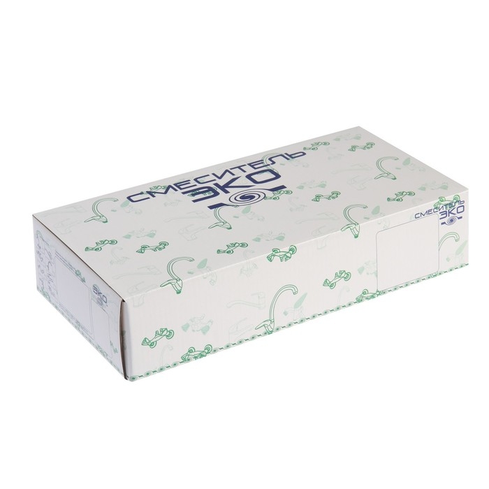 Смеситель для кухни  Смеситель для кухни "ЦС-СМ" ЭП401149, однорычажный, на шпильке, гибкий излив, хром