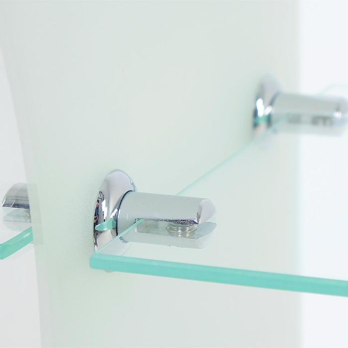 Зеркало, настенное, с пескоструйной графикой, с полочками, 60&times;80 см