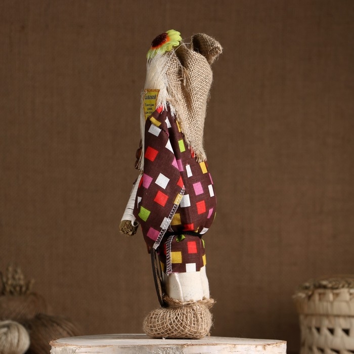 Оберег-домовой Оберег-домовой "Славуся, с метлой и подковой", средний, 33х24х12 см МИКС