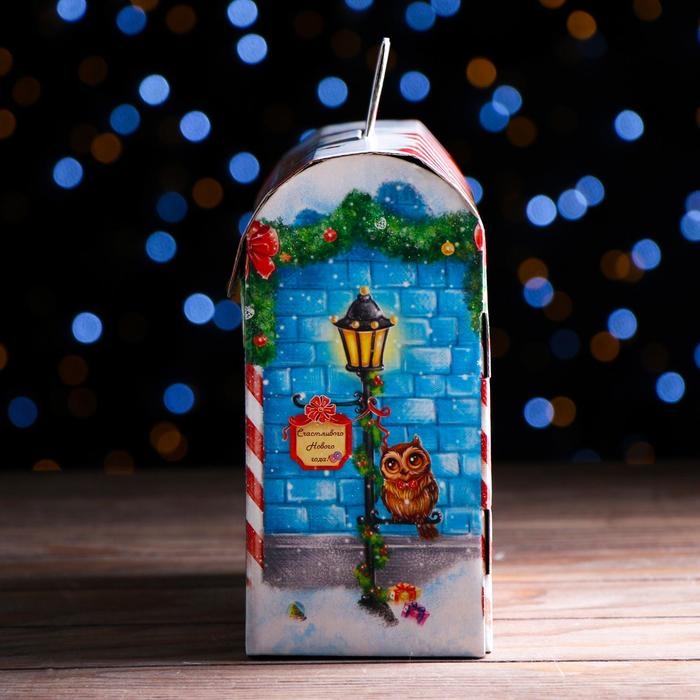 Новый год. Подарочная коробка Новый год. Подарочная коробка "Новогодняя кондитерская" 25 х 9 х 19,5 см.