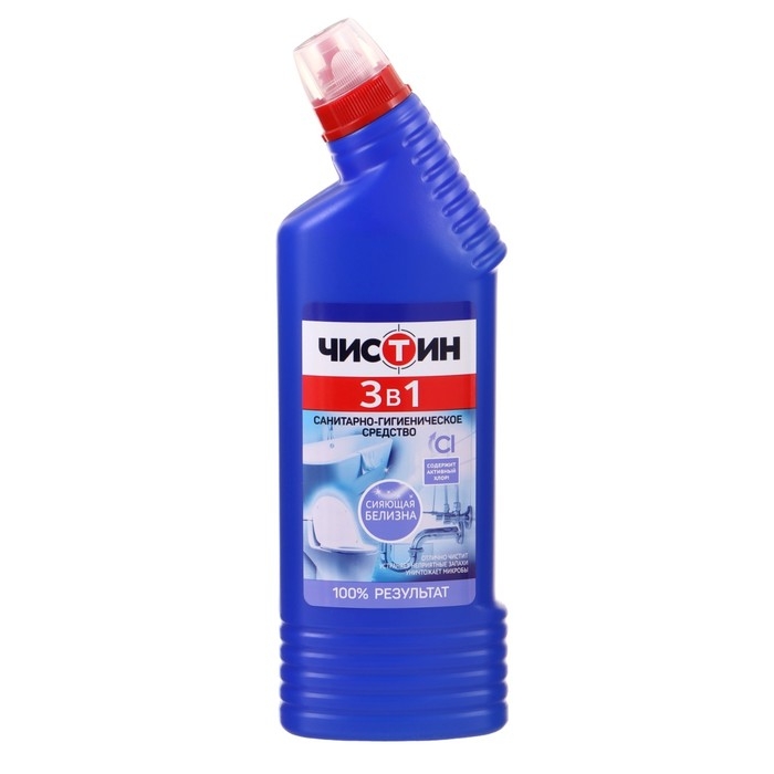 Средство санитарно-гигиеническое,  Средство санитарно-гигиеническое, "Чистин", 3 в 1, 750 мл