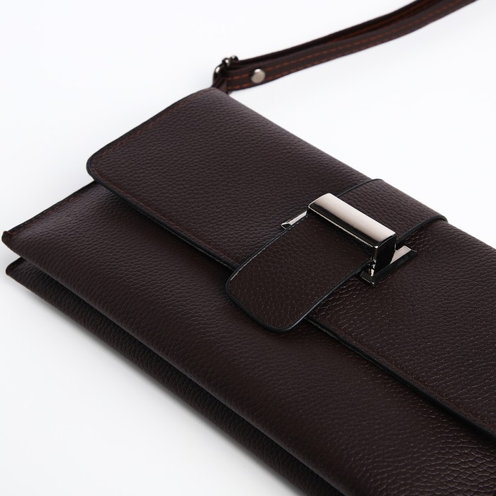 Сумка женская на магните, цвет коричневый Сумка женская на магните, цвет коричневый