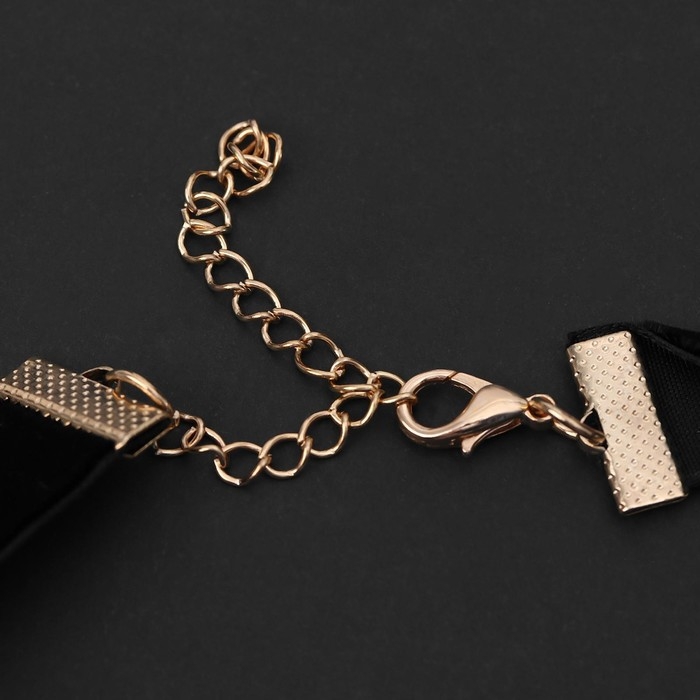 Чокер «Стразинка» звезда, цвет белый в золоте, L=32 см Чокер «Стразинка» звезда, цвет белый в золоте, L=32 см