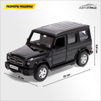 Машина металлическая MERCEDES-BENZ G63 AMG, 1:32, открываются двери, инерция, цвет чёрный