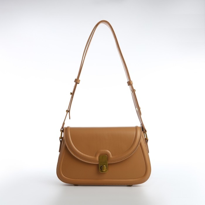 Сумка женская TEXTURA, мессенджер, средний размер, цвет темно-бежевый Сумка женская TEXTURA, мессенджер, средний размер, цвет темно-бежевый