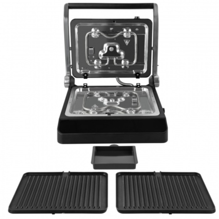 Гриль электрический Endever Grillmaster245, 2300 Вт, антипригарное покрытие, 30х22 см, серый 1052646 Гриль электрический Endever Grillmaster245, 2300 Вт, антипригарное покрытие, 30х22 см, серый 1052646