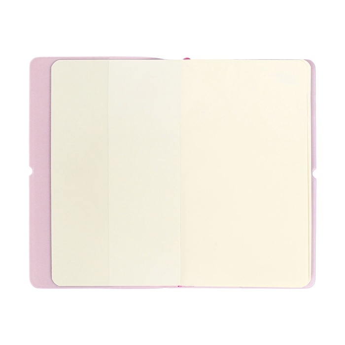 Планинг карманный недатированный, 80 листов, 100х170 мм, deVENTE.Jane, мягкая обложка ПВХ, на резинке, перфорация, ляссе, блок 70%, сиреневый