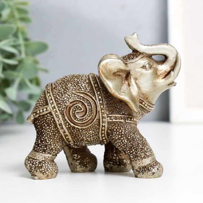 Сувенир полистоун Сувенир полистоун "Слоны песочные" набор 7 шт h=10; 9; 7,5; 7; 6,5; 6; 5 см