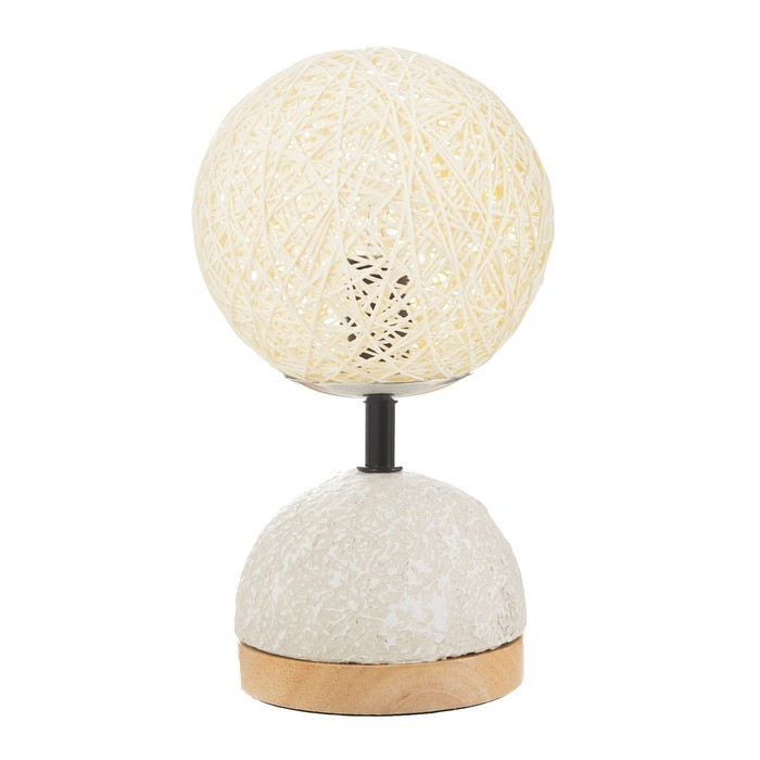 Настольная лампа Настольная лампа "Неонила" Е14 40Вт серый 12х12х30см RISALUX