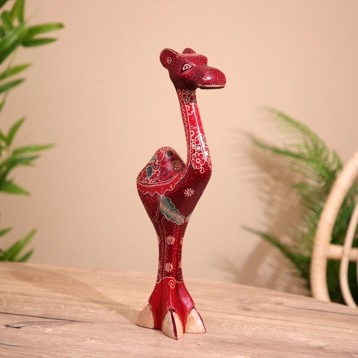 Сувенир  Сувенир "Верблюд" батик, дерево 40 см