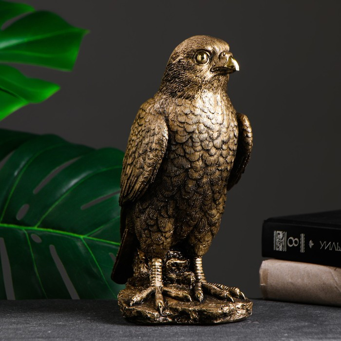 Фигура Фигура "Ястреб" золото, 24х13х26см