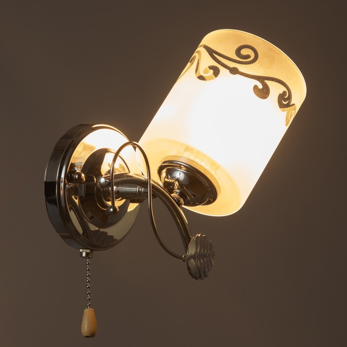 Бра 1186/1CR E27 40Вт хром 20х12х15 см