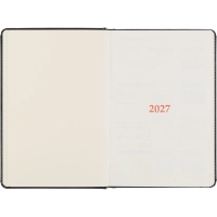 Ежедневник датированный 2027 Attache А5 168л 143x210 черн (золотист срез)