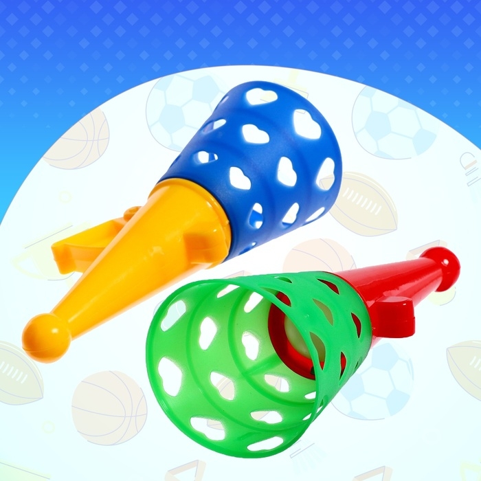 Игра «Кидай лови. Дуэль», 2 конуса, 2 шарика Игра «Кидай лови. Дуэль», 2 конуса, 2 шарика