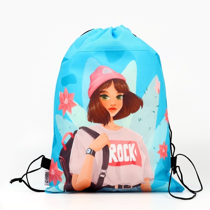 Мешок для обуви «Стильная девчонка» нетканное полотно, размер 30 х 40 см Мешок для обуви «Стильная девчонка» нетканное полотно, размер 30 х 40 см