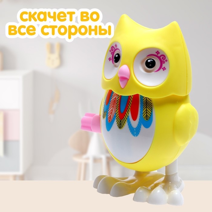 Игрушка заводная «Сова», цвета МИКС Игрушка заводная «Сова», цвета МИКС
