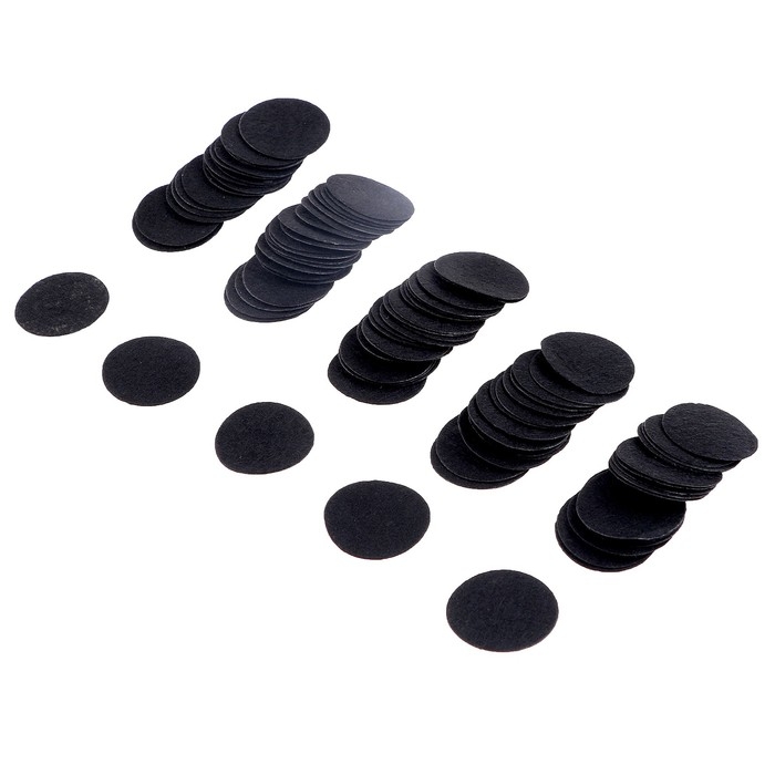 Диски фетровые для творчества и декора «Кружочки», 250 шт., размер 1 шт. — 3,5 см, цвет чёрный Диски фетровые для творчества и декора «Кружочки», 250 шт., размер 1 шт. — 3,5 см, цвет чёрный
