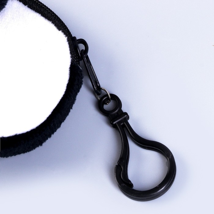 Пенал школьный «Панда», мягкий, 20×6.5 см, плюш, белый Пенал школьный «Панда», мягкий, 20×6.5 см, плюш, белый