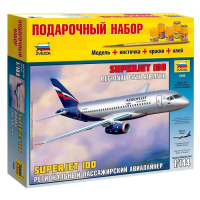 Сборная модель «Самолёт SuperJet 100», Звезда, 1:144, (7009ПН)