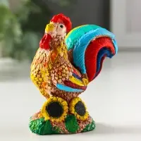 Фигура "Петушок, радуга" 9,7х8х5 см Фигура "Петушок, радуга" 9,7х8х5 см