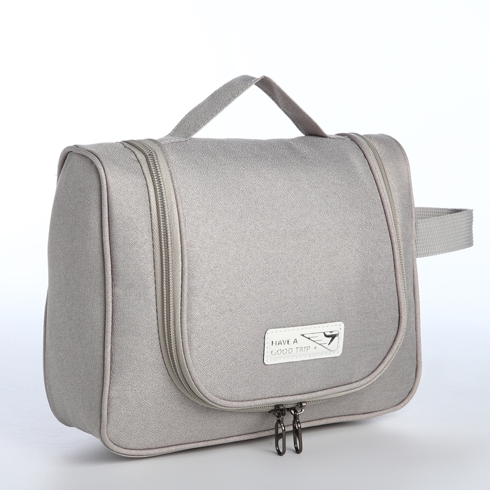 Косметичка на молнии, цвет серый Косметичка на молнии, цвет серый