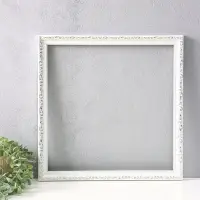 Рама для картин (зеркал, панно, фото), 40&times;40 см Keep memories, Estelle Classic, пластик, белый с золотом