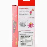 Свеча для торта музыкальная &laquo;Тюльпан&raquo;, крутящаяся, белая, 14.5&times;6 см